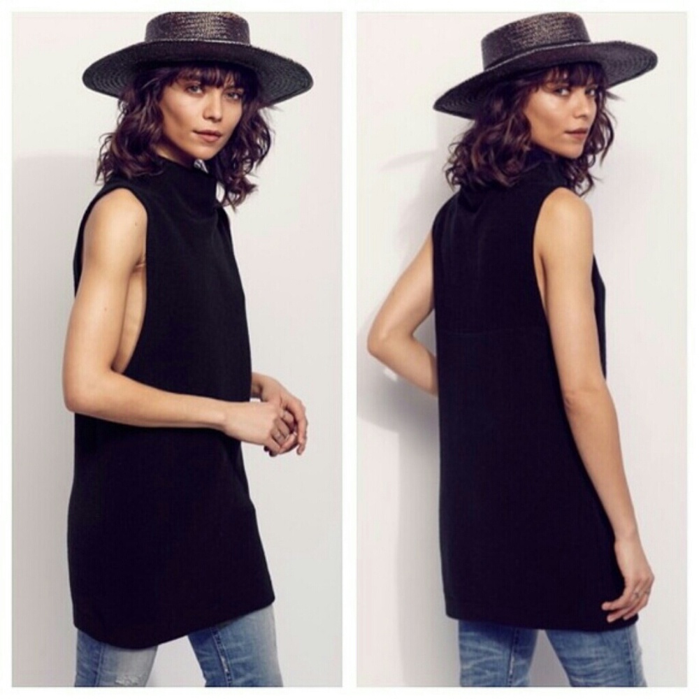 Free People Sleeveless Knit Tunic